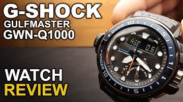 GShock Gulfmaster GWN-Q1000 - Review - Functions - Home City settings