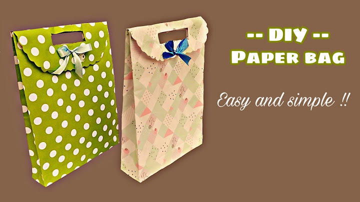 22 Cara Membuat Paper Bag untuk Murah dan Simpel