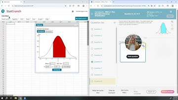 StatCrunch for Normal Distribution (ch6.1 & 6.2)