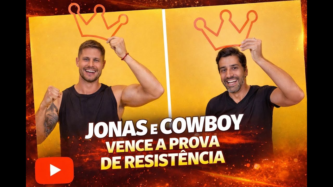 JONAS E COWBOY VENCEM A PROVA DE RESISTÊNCIA DO BBB26