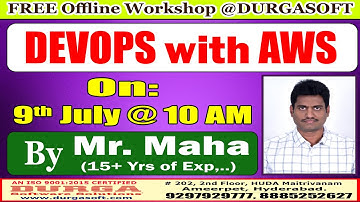 DEVOPS with AWS (FREE Workshop) Offline Training @ DURGASOFT