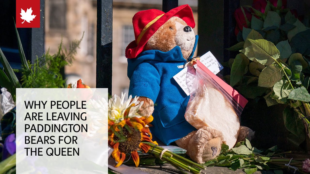 Paddington Bears and marmalade sandwiches left among memorials for the Queen YouTube