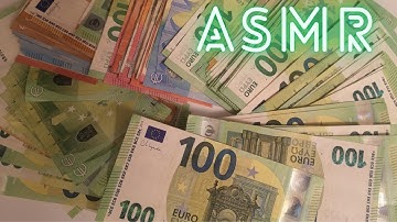 ASMR Counting Cash ! sorting and counting, no talking, Euro