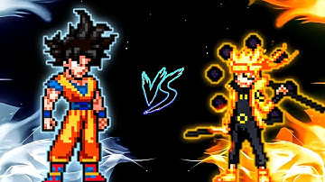 Goku Monkey King OP (all form) VS Naruto V3 OP (all form) in Jump Force Mugen