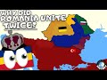How did romania unite  the two romanian unifications