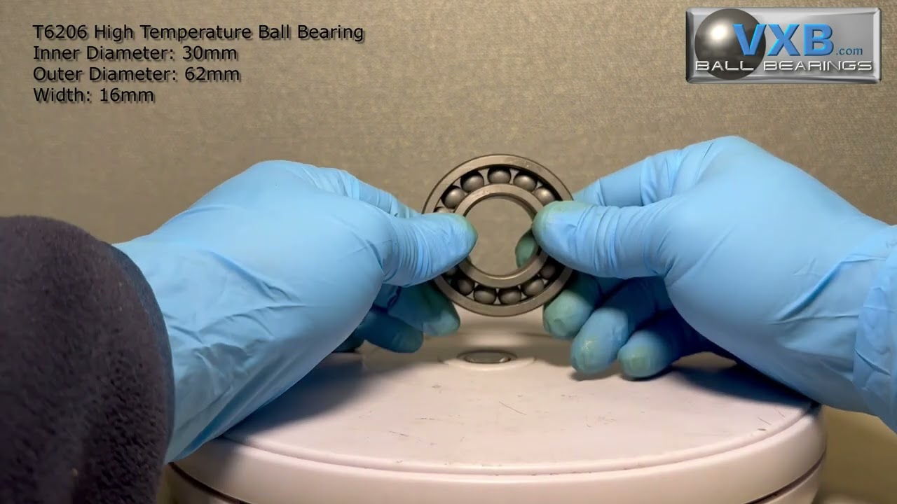 Comparison 30mm inner diameter HighTemperature Bearing T6206 vs Sealed Bearing 6406-2RS