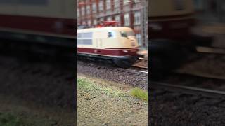 Modelleisenbahn H0 Trainspotting Roco Intercity #moba #modelrailroad #modelrailway #h0scale #shorts