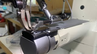 Как установить на рукавную швейную машину Typical ограничительную линейку GB-6