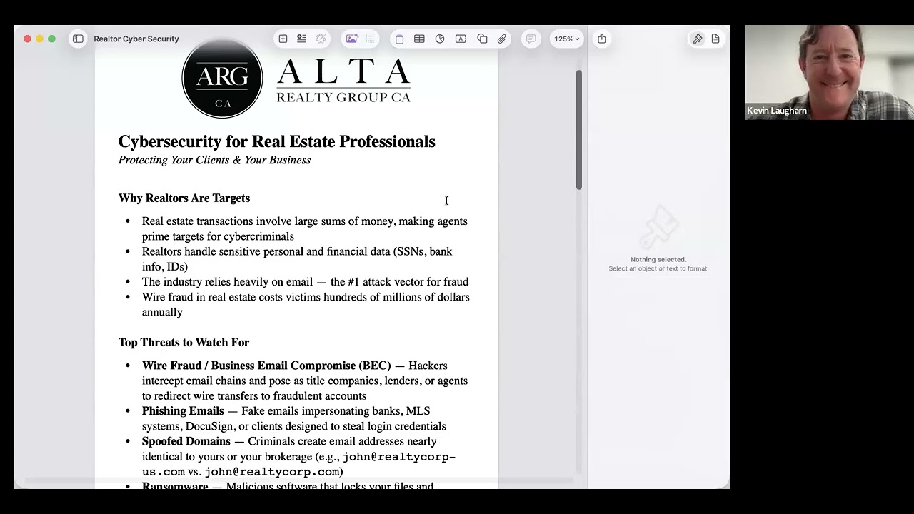 Realtor Cyber Security- What you need to know Now!