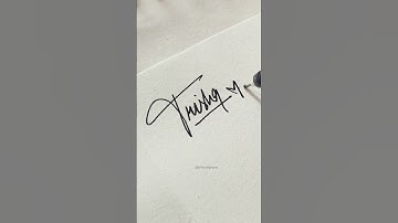 T Name Signature💕✨| Trisha❤️| Elite Calligraphy #ytshorts #shorts #lettering
