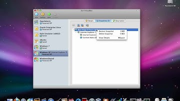 VirtualBox 3.1 and Snapshots