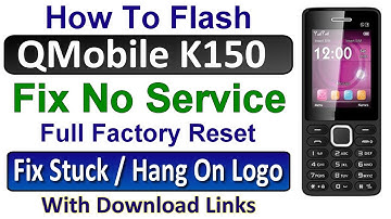 QMobile K150 Invalid SIM, Registration Failed, Sim Card Error, No Network, No Service Firmware Flash