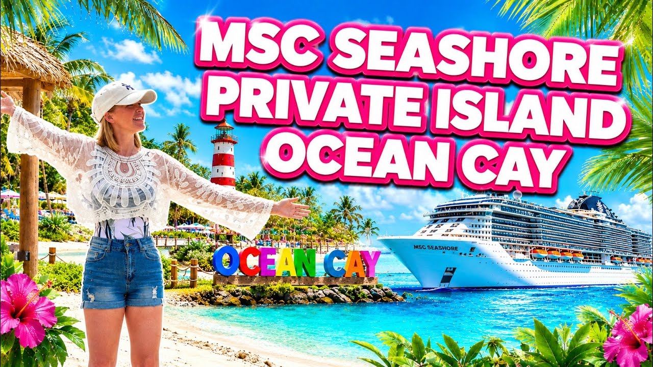 MSC SEASHORE IN THE BAHAMAS! Ocean Cay & Nassau Cruise Vlog