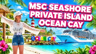 MSC SEASHORE IN THE BAHAMAS! Ocean Cay & Nassau Cruise Vlog
