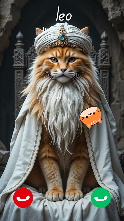 leo is calling #cat #ringtone #catlover #ai #leo