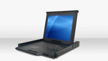 KD8172 – 1U high 18.12-inch depth 17-inch 1280 x 1024 LCD Keyboard Drawer