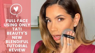 Full Face Using Only Tati Beauty New Blendiful Sponge Tutorial Review