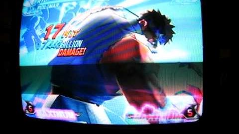 Tatsunoko vs. Capcom: Ryu combo 1