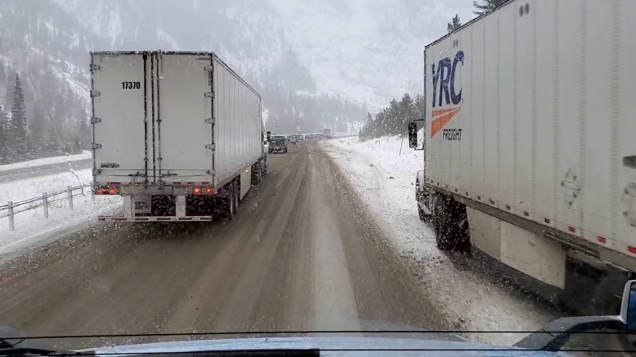 I70 Westbound Vail Pass Chain Law in Effect. Chains? We Don't Need No