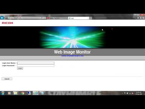 Tutorial how to setting scanner on RICOH MP 2851 using Web Image Monitor (WIM)