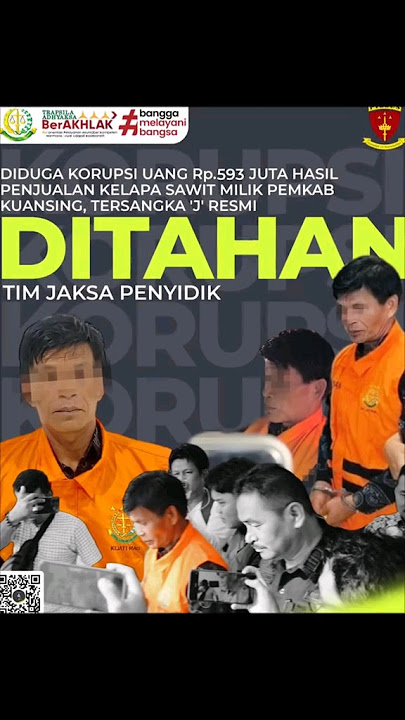 Diduga Korupsi Uang Pemkab Kuansing, Tersangka 'J' Ditahan Tim Jaksa Penyidik