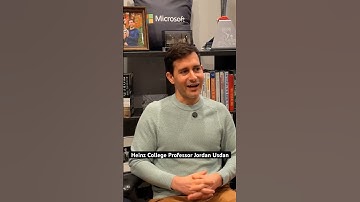 ⁠@HeinzCollege Professor Jordan Usdan | Generative AI course