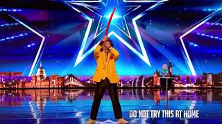 Unbelievable Japanese Magic Show Swallowing Balloon Shoukat Khan Official