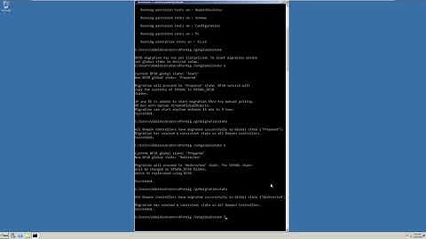 SYSVOL migration from File Replication Service (FRS) to Distributed File System Replication (DFSR)
