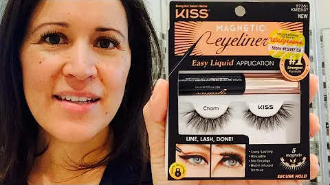 MAGNETIC EYELINER & EYELASHES // Super Easy to Apply Eyelashes