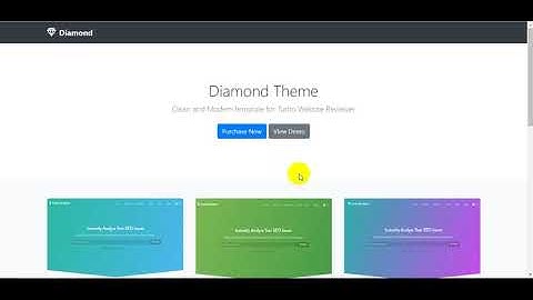 Diamond Theme for Turbo Website Reviewer