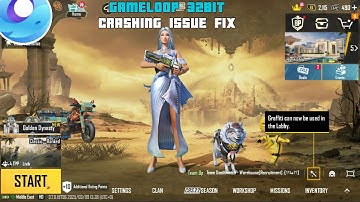 Game loop 32bit Ultimate Crash Fix | PUBGMOBILE 3.7 Update Crash Fixed |