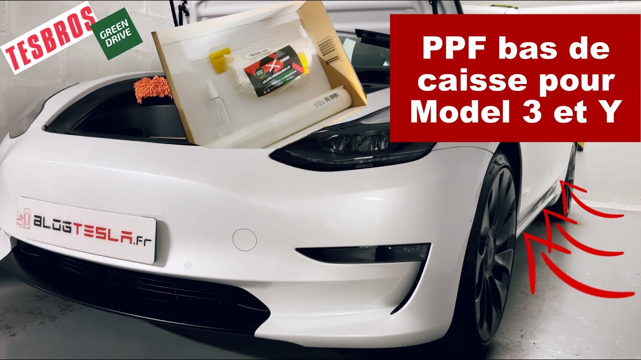 Protection PPF Bas de caisse pour Model 3 et Model Y 