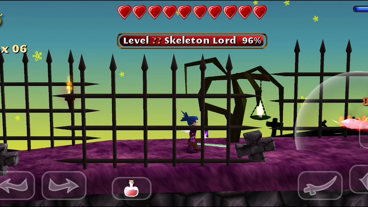 Swordigo skeleton Lord boss fight requested