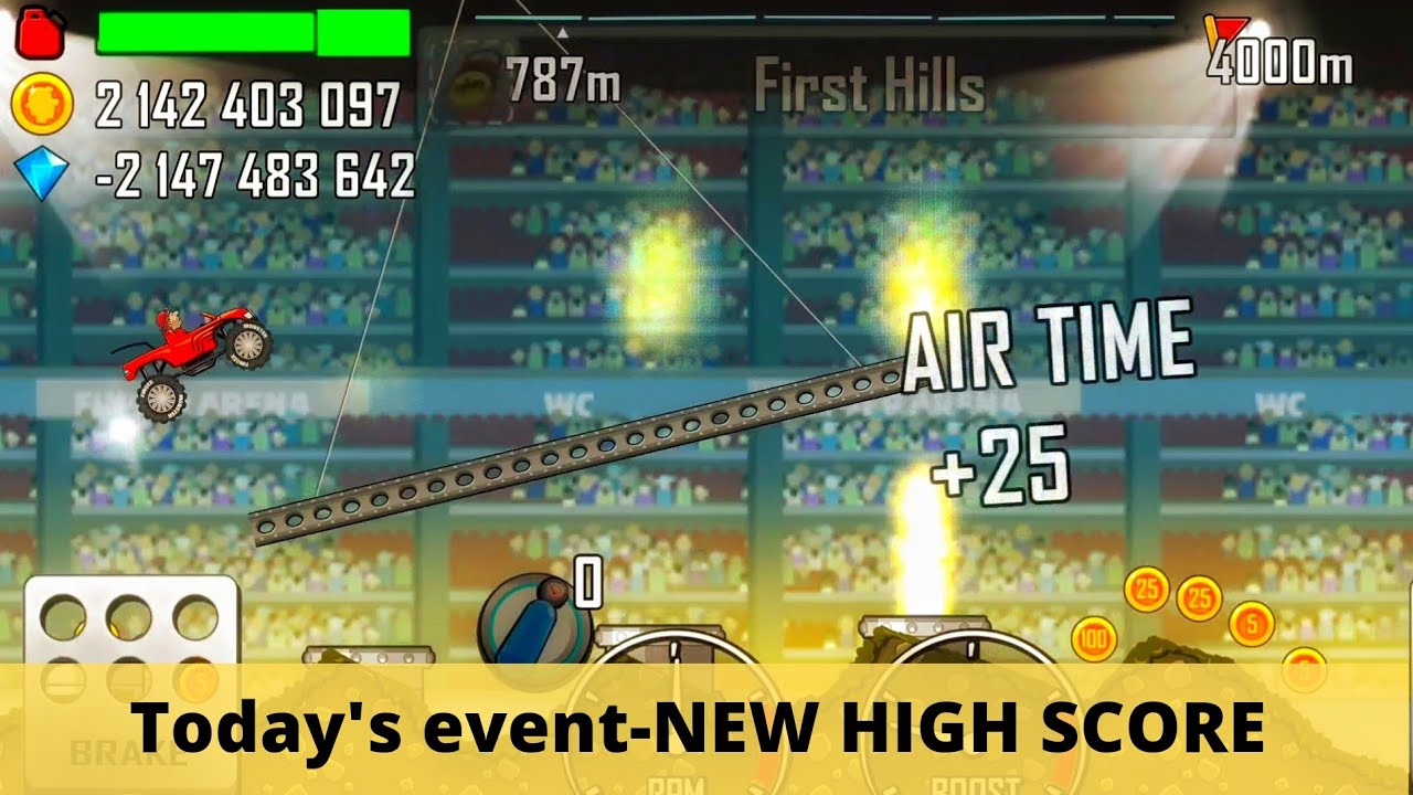 Hill Climb Racing New High Score New Gameplay crazy gamer