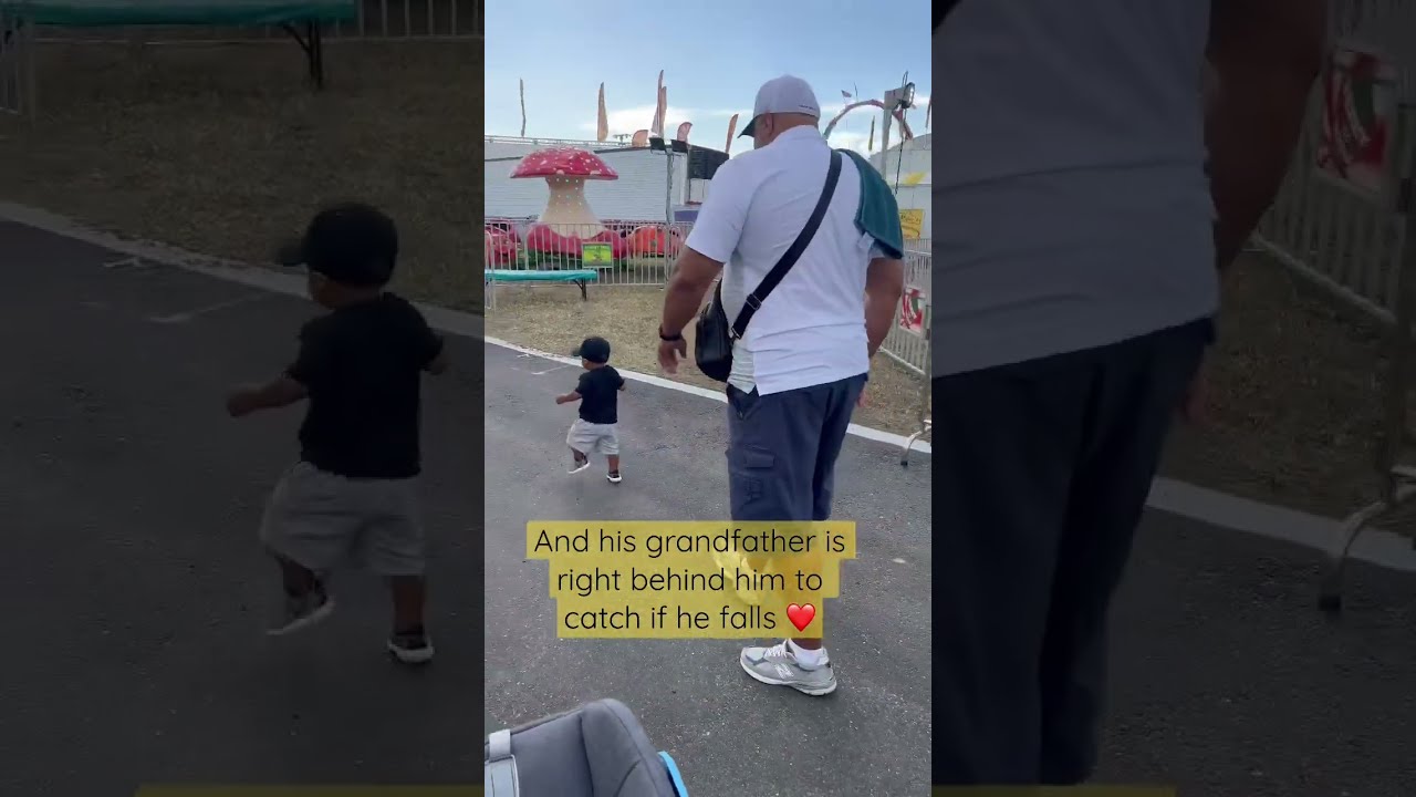 Our Grandson Didn T Want Anyone To Hold His Hand Grandparents Babywalking