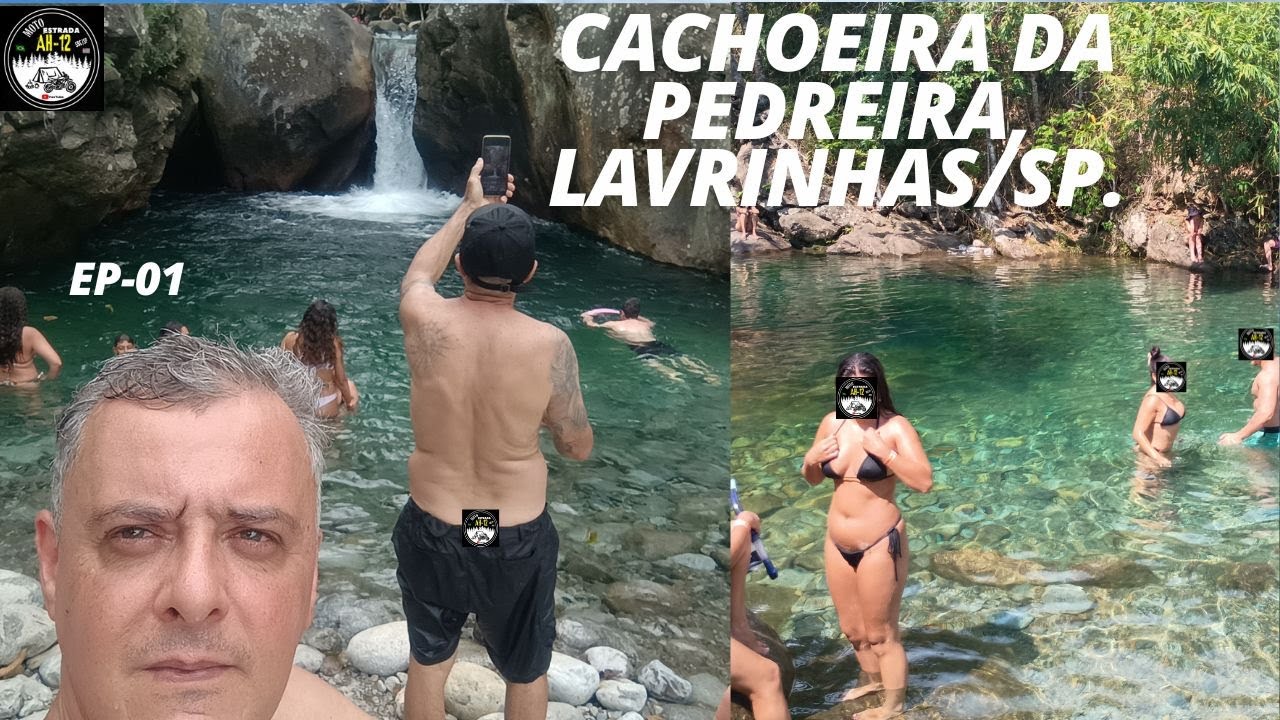 Cachoeira da Pedreira, Lavrinhas/SP de moto. EP-01 da Trip SP X RJ (Região Serrana)
