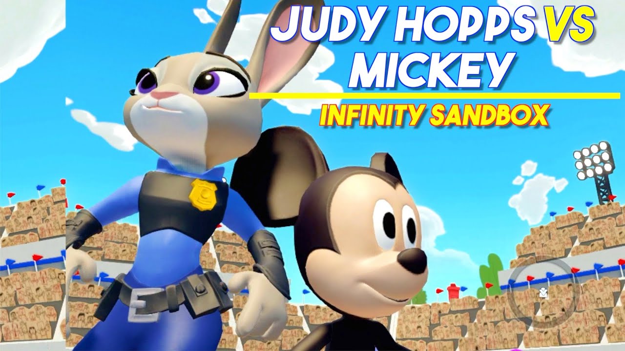 Judy Hopps Vs Mickey Mouse Infinity Disney Youtube 