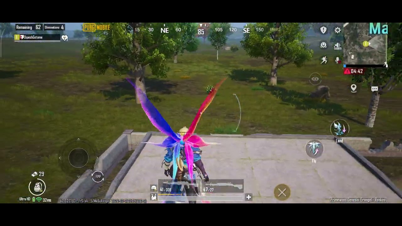 1 Vs 4  Game play 25 kills. Thanks for watching 🥰