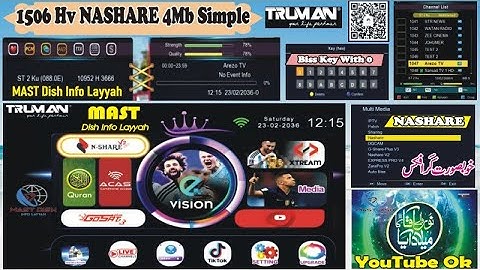 1506HV New Software 2025 | YouTube, IPTV, WiFi RT5370/MT7601, Nashare V2 & E-Cast – Full Guide