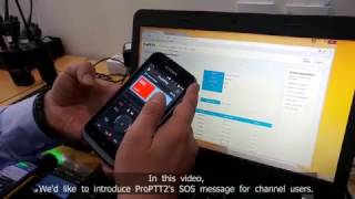 ProPTT2 support SOS Message between users