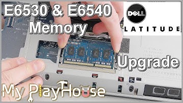 Dell Latitude E6530 E6540 Disassembly and Memory Upgrade - 713