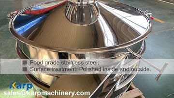 Round vibrating screen Details