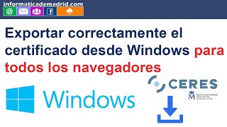 Exportar certificado digital con Windows BIEN con herramienta de exportar - Permiso de administrador