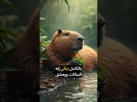 الكابيبارا أكبر وألطف القوارض في العالم حيوانات طبيعة حياة برية كابيبارا لطيف