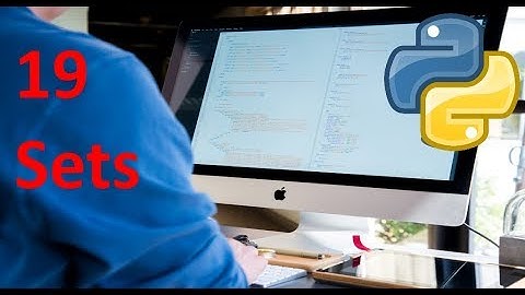 Sets - 19 - Python tutorial en español