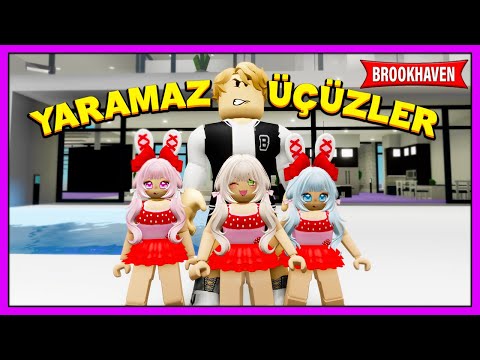 YARAMAZ ÜÇÜZLER ABİSİNİ ÇILDIRTIYOR 😂 ROBLOX BROOKHAVEN RP HİKAYE