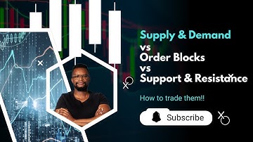 📈 Supply & Demand vs. Order Blocks vs. Support & Resistance – What’s the Difference? 📊
