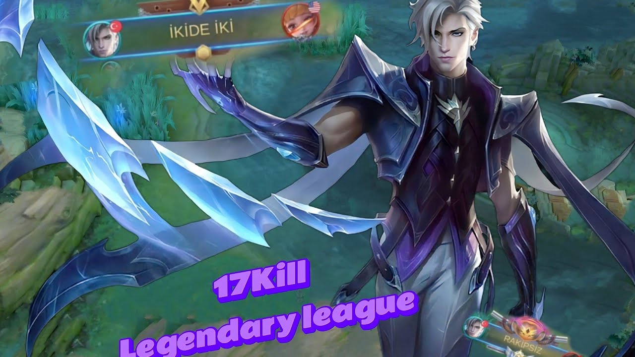 Mlbb I became invisible in the legendary league and got 17 kills ...