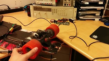 DIY Electric skateboard - AS5047 first encoder test.