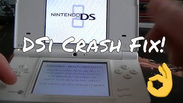 How to Fix a Nintendo DSi Health and Safety Freeze Crash and Camera Crash